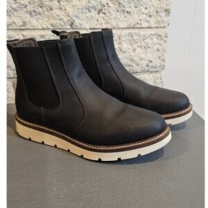 Alpine Design Ortholite, Black , Stitch Trim Leather Chelsea Boot, Womans Sz 8.5